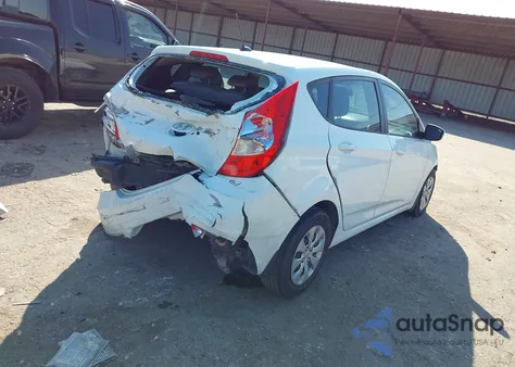 2016 Hyundai Accent Se z USA, uszkodzony, nr VIN KMHCT5AE4GU247967